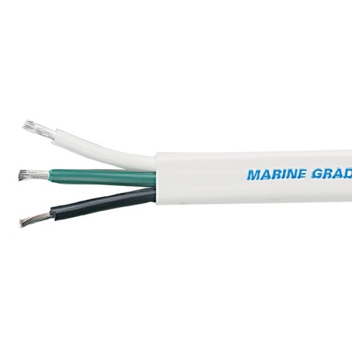 16/3 AWG Marine Grade Wire Tinned Boat Cable Flat