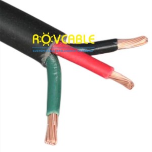 3 core Automotive DC Cable Round wiring  0.75mm 1mm 1.5mm 12v 24v 