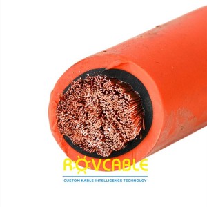 RED COLOR RUBBER SHEATH WELDING CABLE 