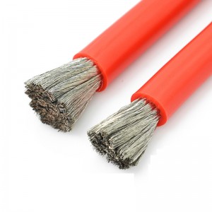 Soft silicone wire 11/10/9/8/7/3/2/1/0AWG high and low temperature resistant single core-60℃-+200℃ lithium battery cable 